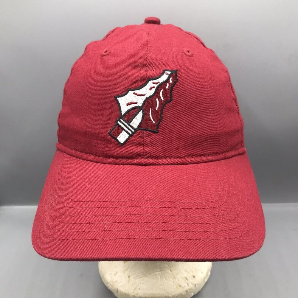 Florida State Seminoles FSU Spearhead Logo Cap Hat Signatures SnapBack VGC